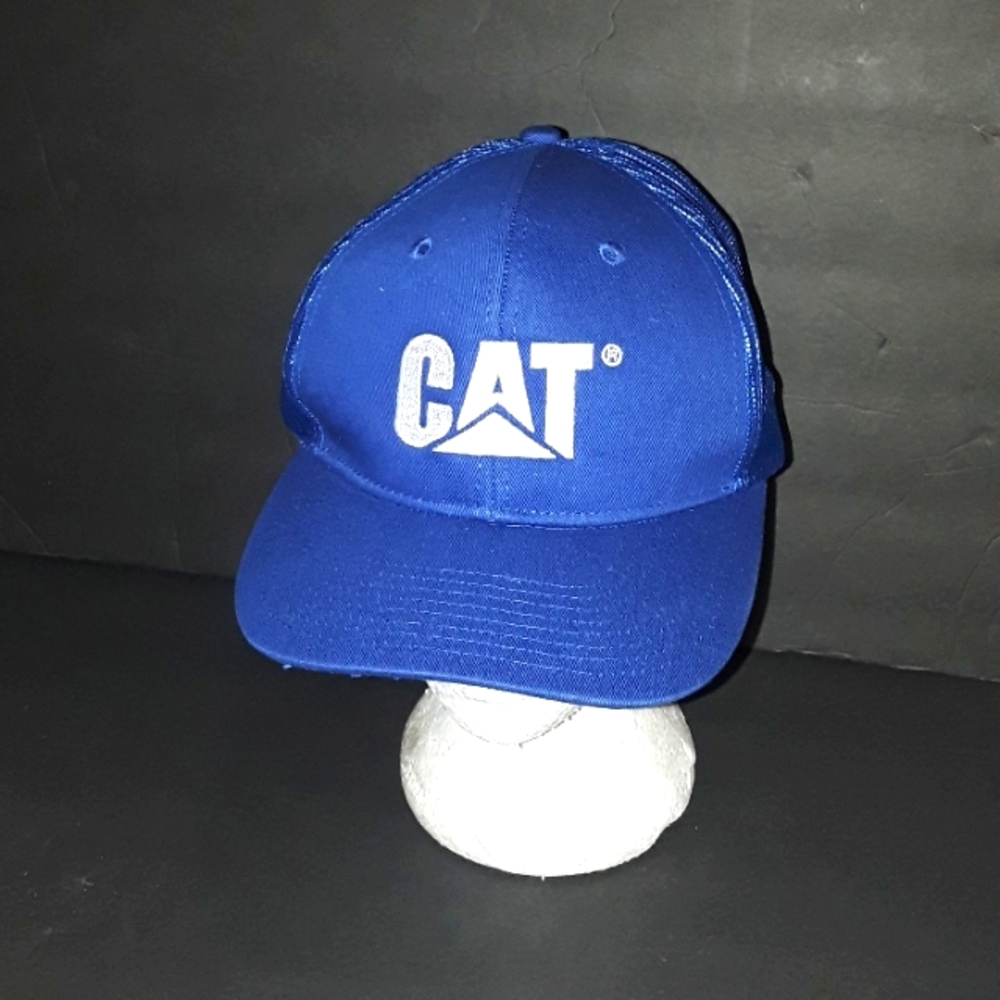 RARE NEW CAT CATERPILLAR CES 2024 MESH SNAPBACK HAT PORT AUTHORITY